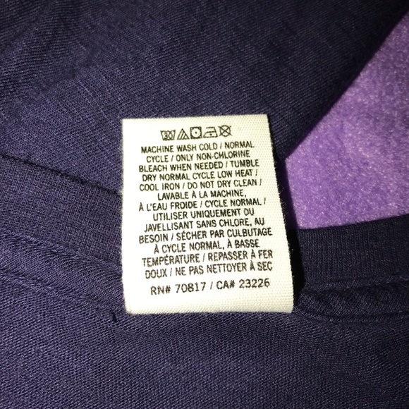 PINK - Purple Scoop Neck Top - Picture 4 of 5